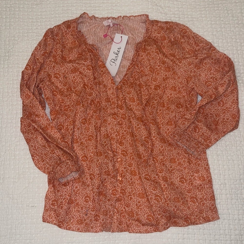 Parker Terracotta Rue Top - Picture 3 of 4